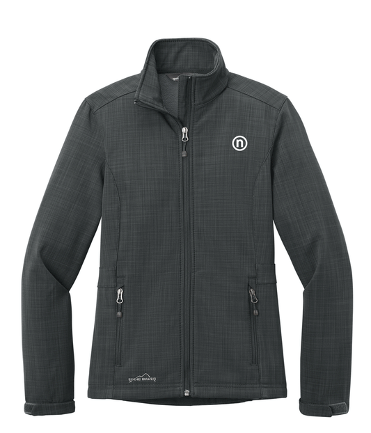WOMEN’S SHADED CROSSHATCH SOFT SHELL JACKET