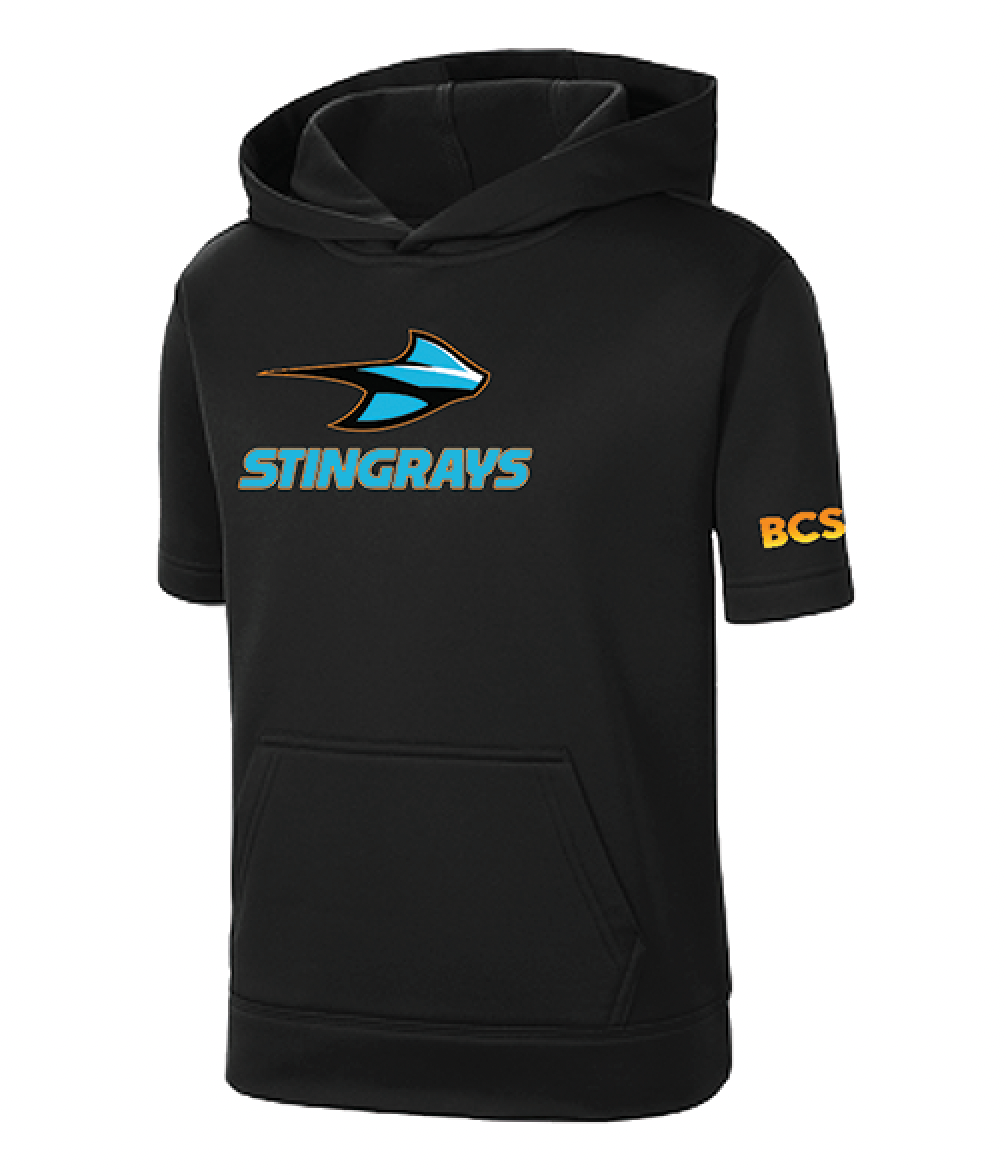 Stingrays Youth Sideline Short Sleeve Hoodie