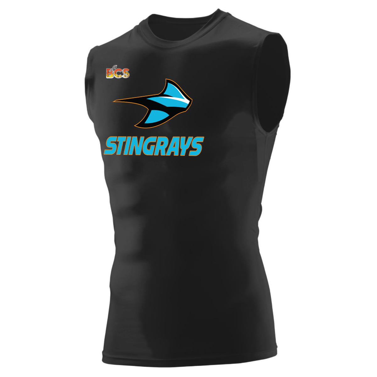 Stingrays Youth Sleeveless Compression Shirt